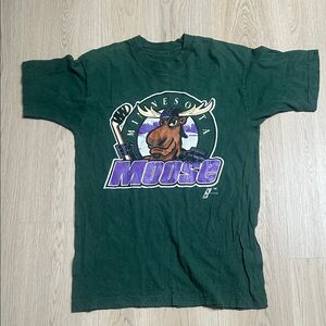 Vintage Minnesota Moose Green T-Shirt